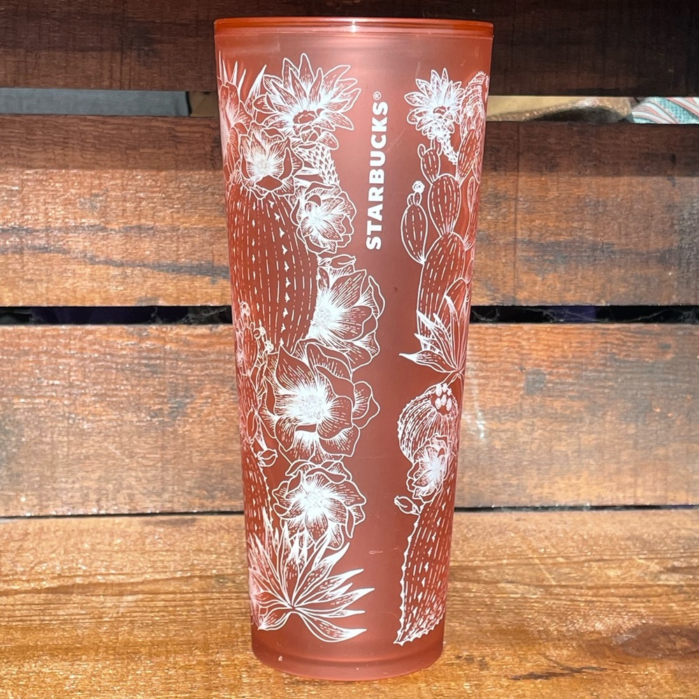 Starbucks 2018 Cactus Peach Tumbler 24 oz